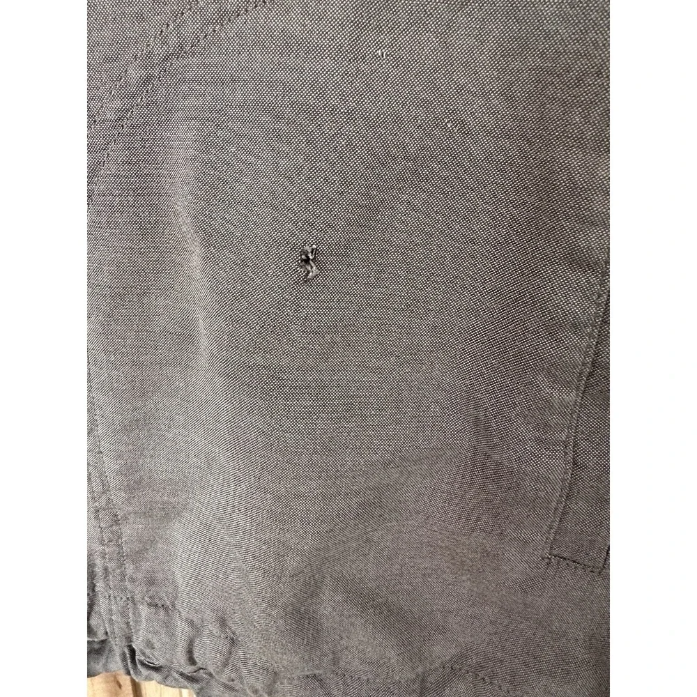 St John Brown SZ M Short Sleeve Full Zip Active Lounge Jacket *Read about flaws*